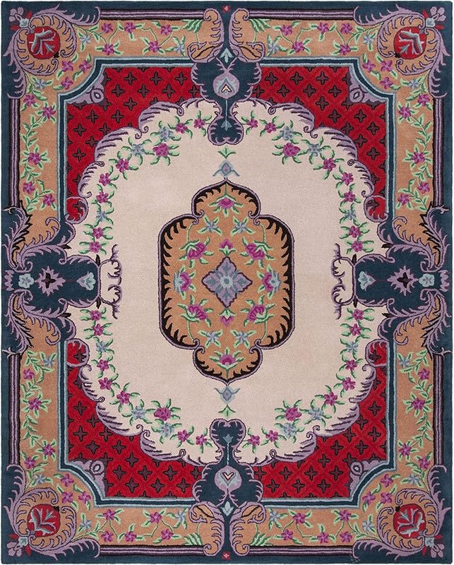 Multicolour Hand Tufted Wool Carpet