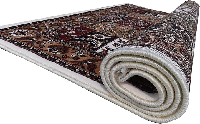 Black Kashmiri Wool Traditional Kashmiri Carpet