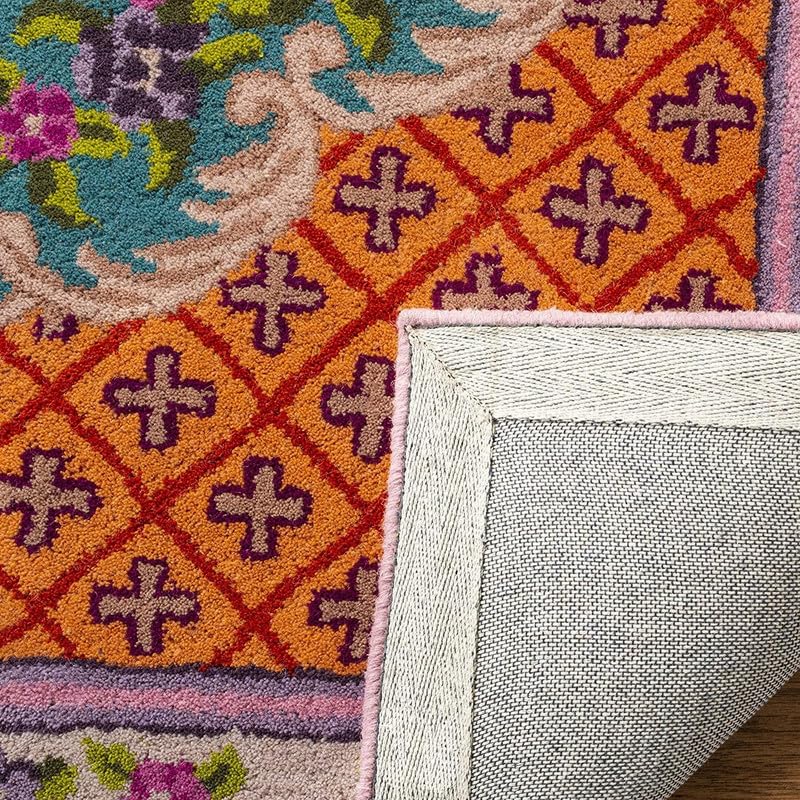 Multicolour Hand Tufted Wool Carpet