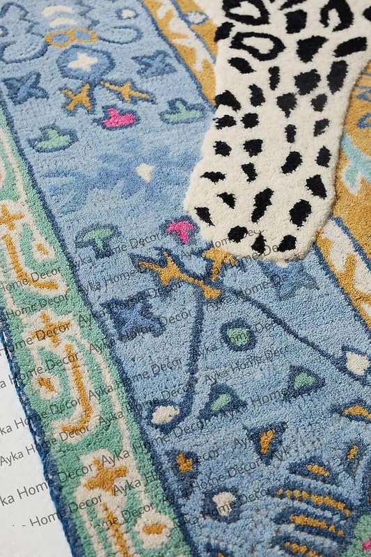 Multicolour Hand Tufted Wool Carpet