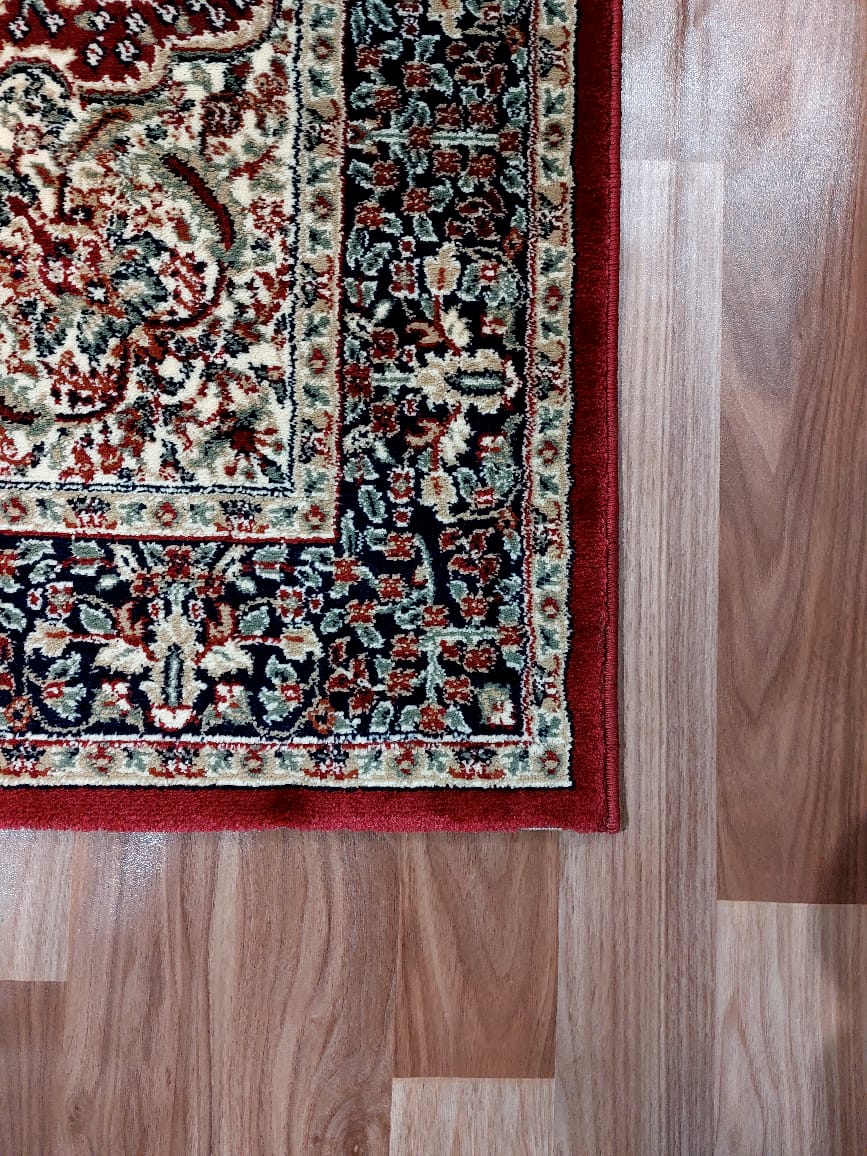 Maroon Persian Wool Traditional Anti Skid Heavy Carpet