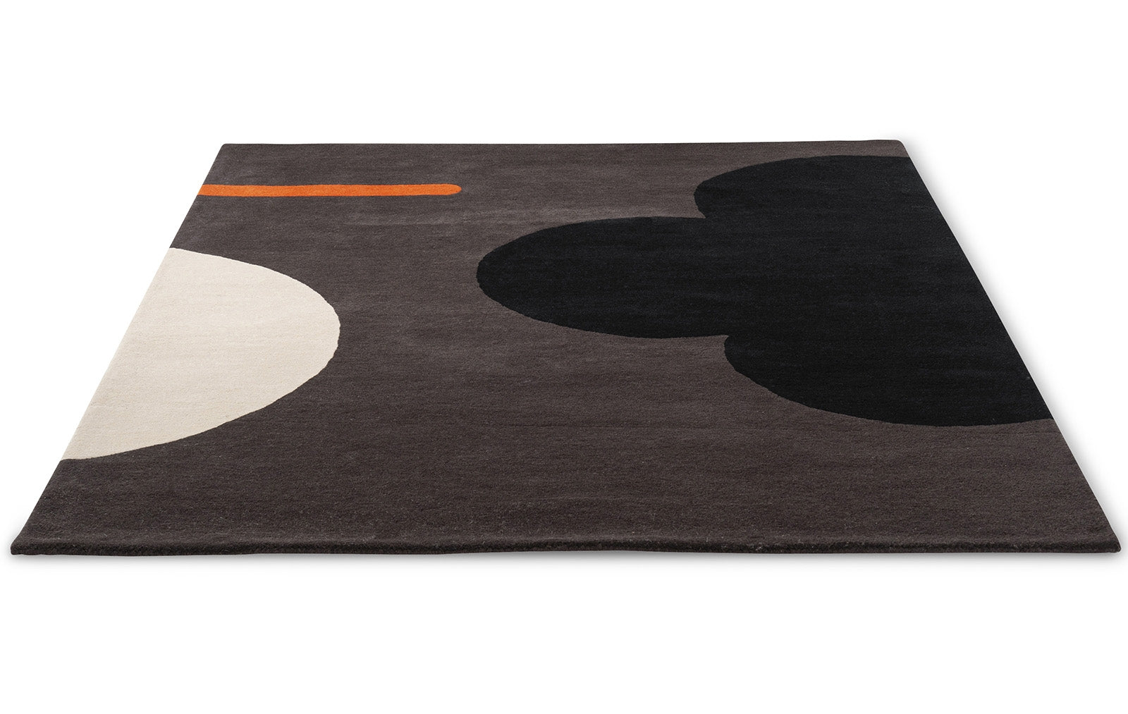 Black Hand Tufted Rug