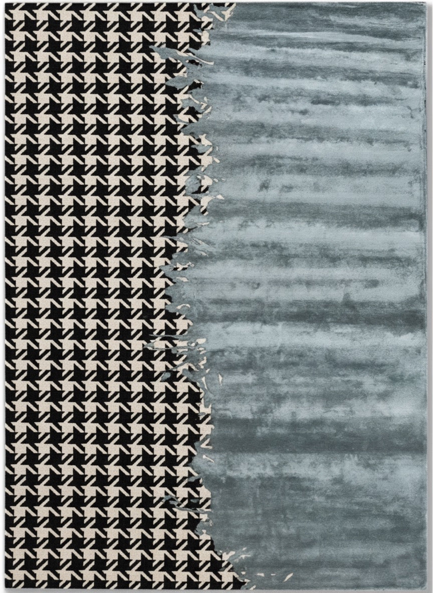 Glacial Silk Blue Hand Tufted Rug