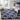 Navy Blue & Ivory Soft & Fluffy Shaggy Carpet For Bed Room Anti Skid Drawing Kids Room Rug