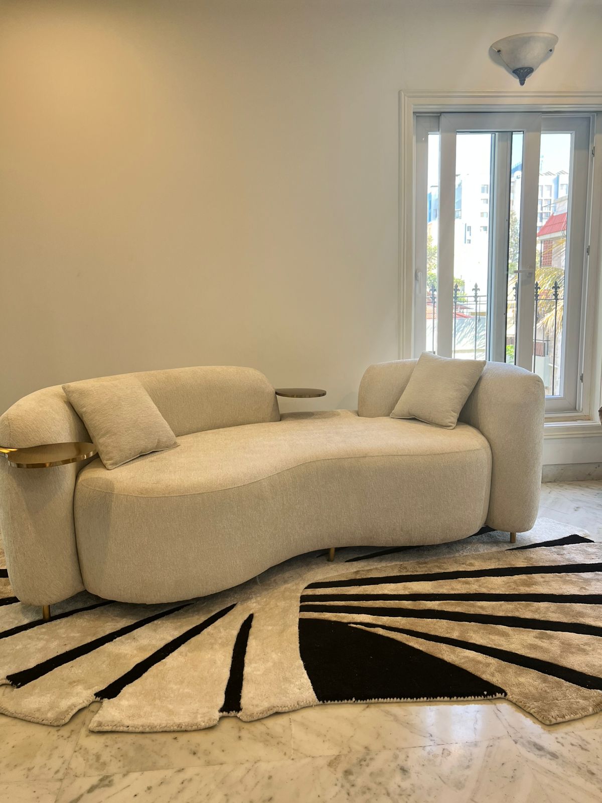 Lyra Hand Tufted Area Rug Irregular Shape Carpet