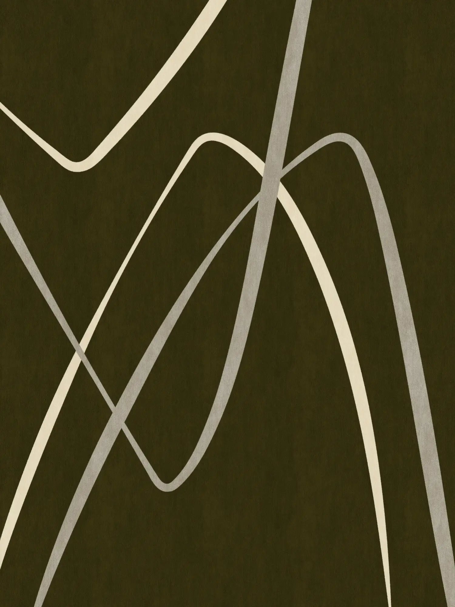 Olive Green Eco Hand Tufted New Zealand Wool Rug