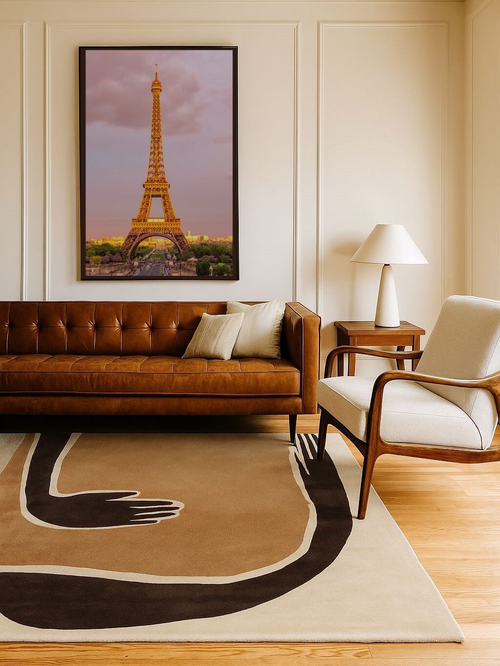 Icon New Zealand Wool Hand Tufted Rug For Living Room & Bed Room