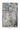 Slate Blue & Grey Abstract Viscose Area Rug with Anti-Skid Backing