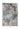 Teal Blue & Rust Abstract Viscose Area Rug with Anti-Skid Backing