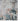 Silver & Blue Abstract Viscose Area Rug with Anti-Skid Backing