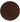 Dark Brown Handcrafted Round Solid Microfiber Plush Anti Skid Shaggy Carpet