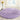Light Purple Handcrafted Round Solid Microfiber Plush Anti Skid Shaggy Carpet