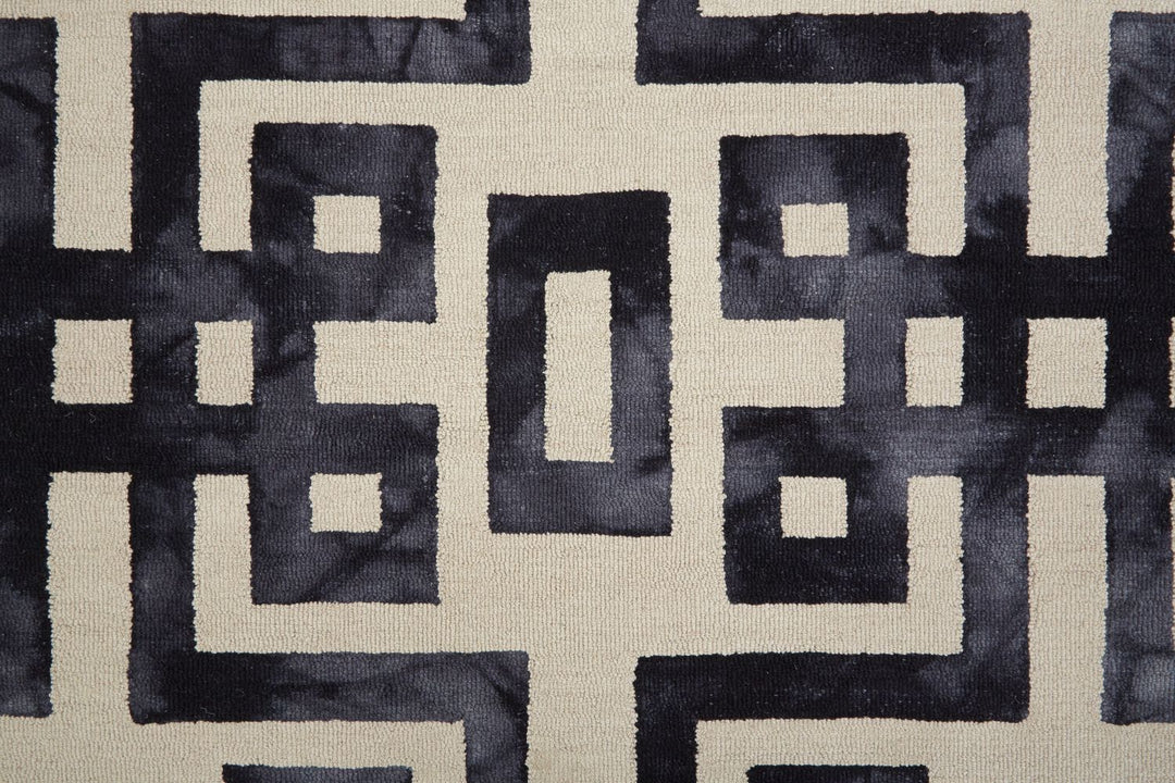 Koronge New Zealand Wool & Viscose Silk Loop Pile Rug For Living Room & Bed Room
