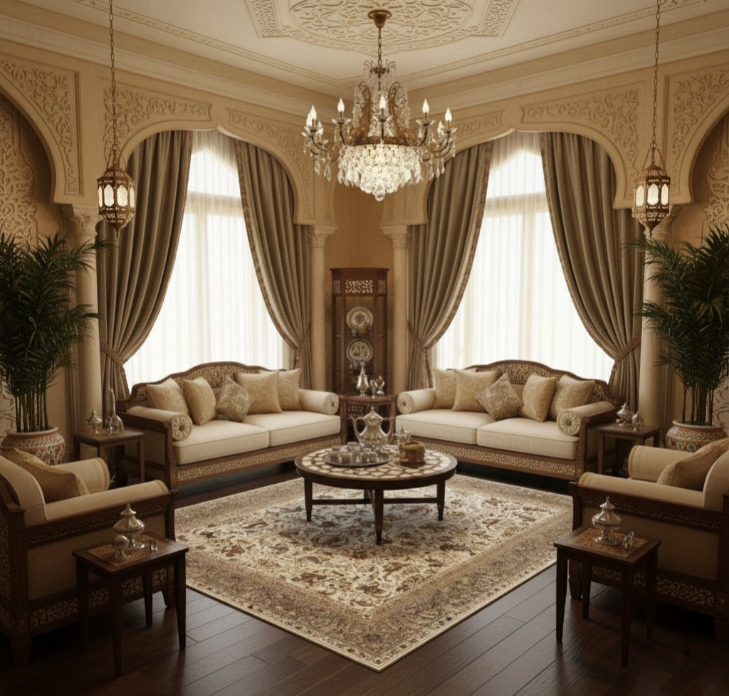 Mahsa Iranian Imported White Rug 1500 Reeds