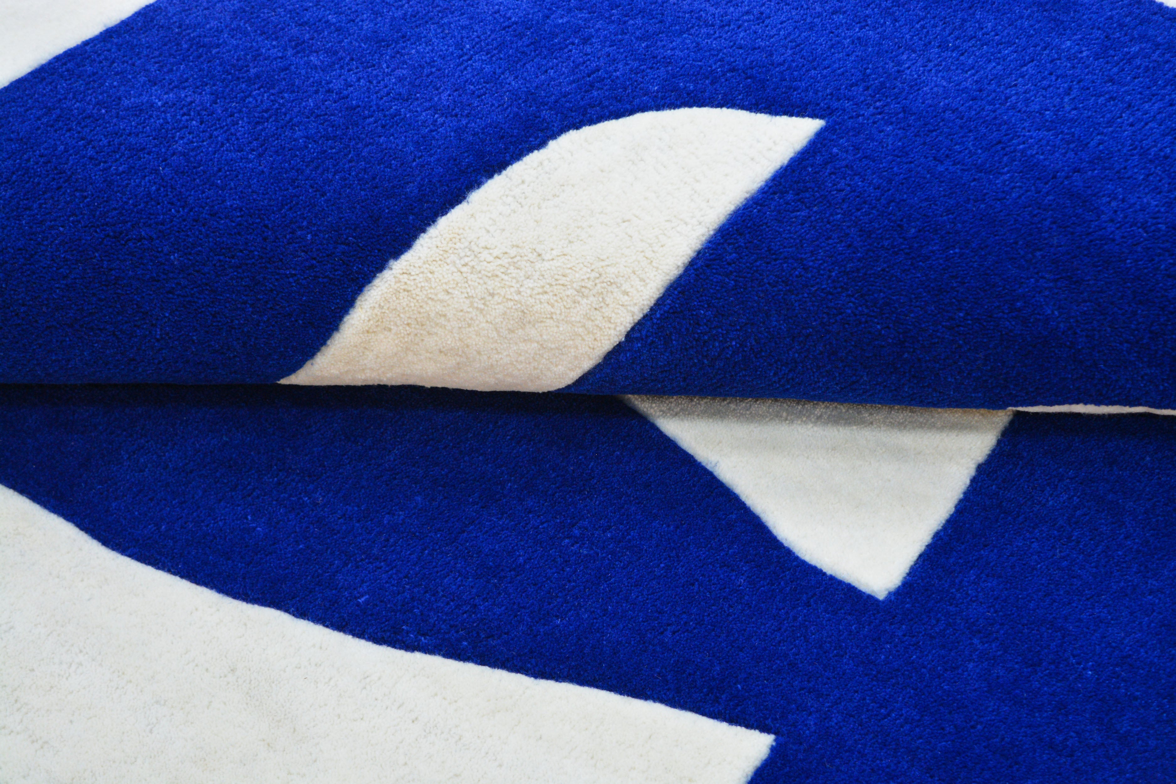 Lattice New Zealand Wool Hand Tufted Rug