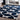 Navy Blue & White Hand Tufted New Zealand Wool Rug