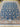 Qareebah Iranian Imported 1500 Reeds Blue Rug