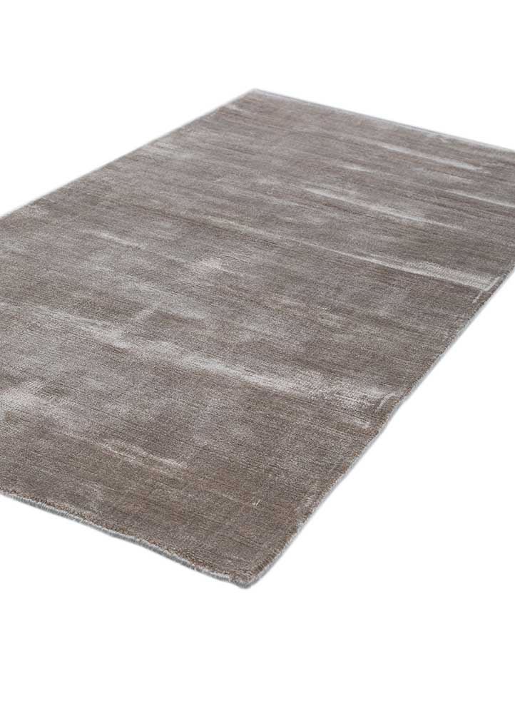 Handwoven Classic Gray Wool / Viscose Rug