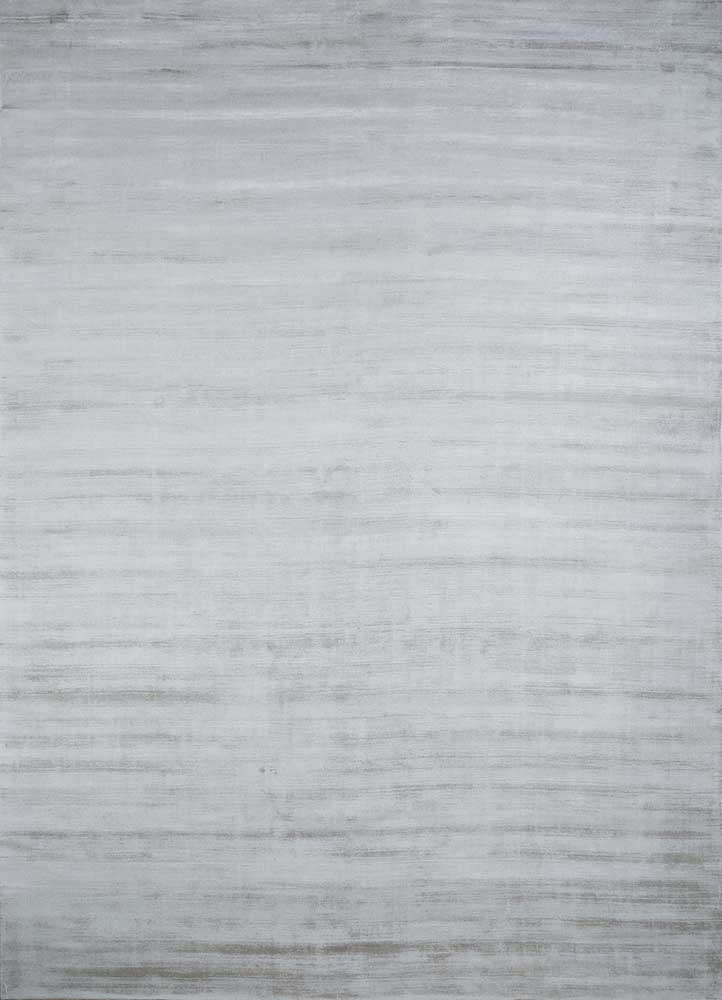 Handwoven Silver Ash Luxury Wool / Viscose Rug