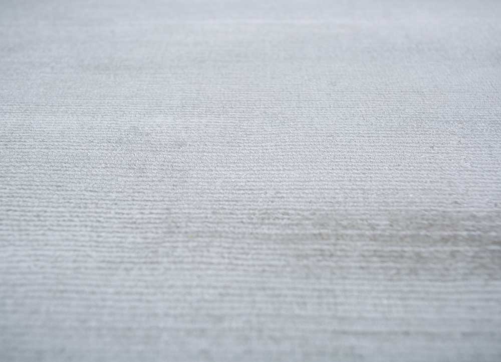 Handwoven Silver Ash Luxury Wool / Viscose Rug