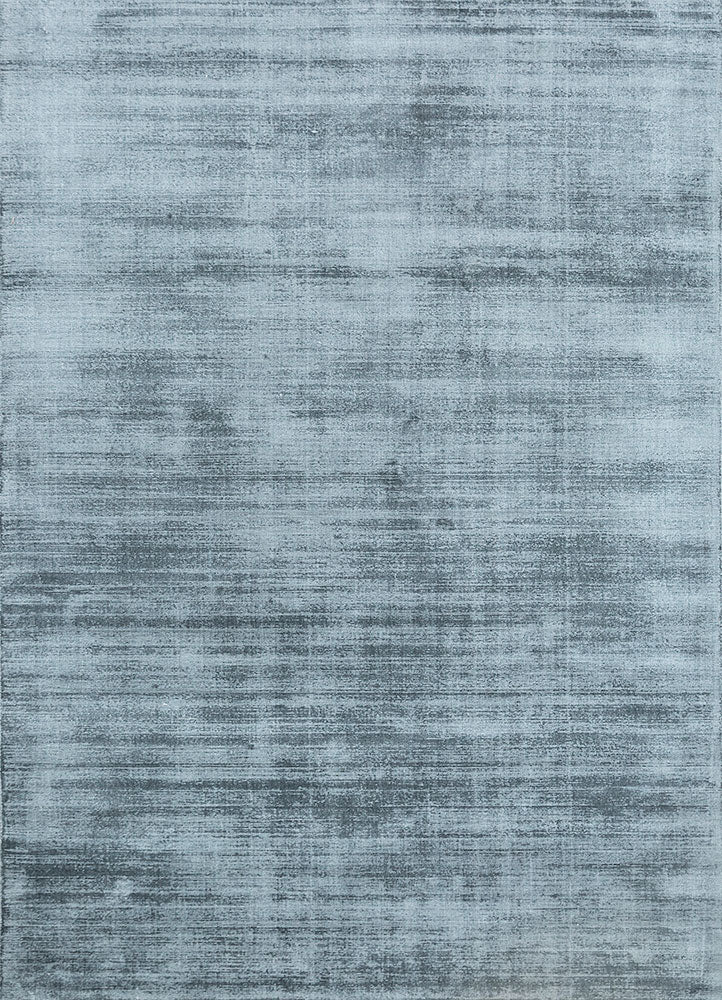 Handwoven Skyline Blue Wool / Viscose Rug