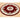 Royal Red Circle Round Rug