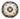 Royal Cream Blue Circle Round Rug