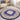 Shensi Navy Round Rug