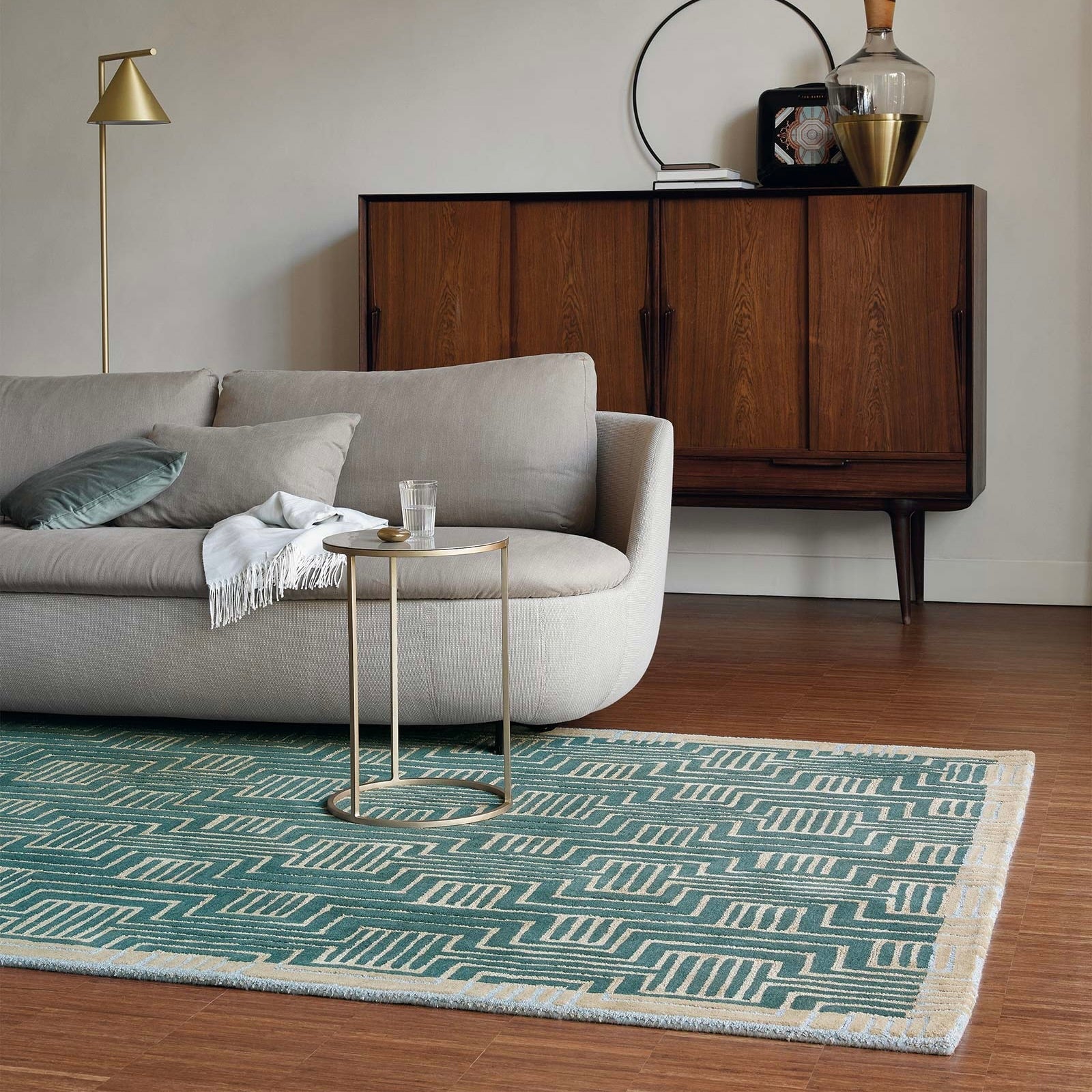 Maze Hand Tufted Wool Designer Carpet