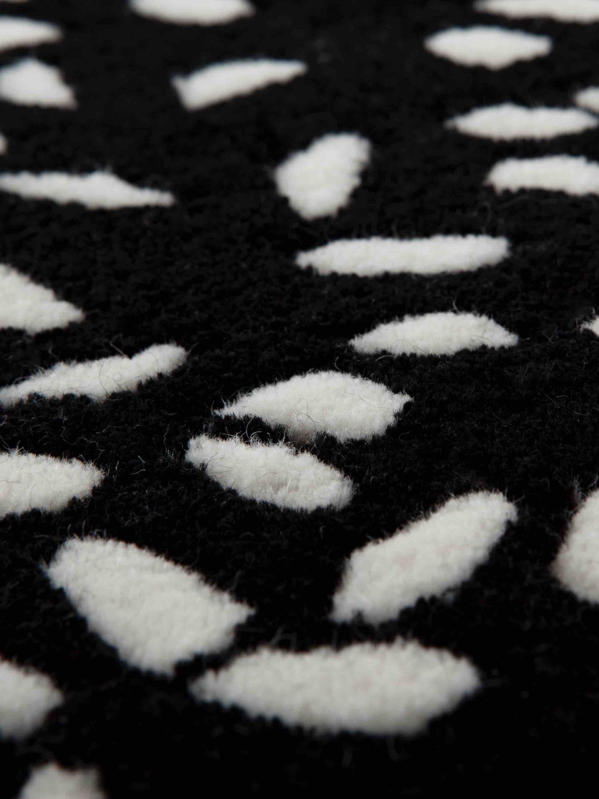 Black Hand Tufted Rug