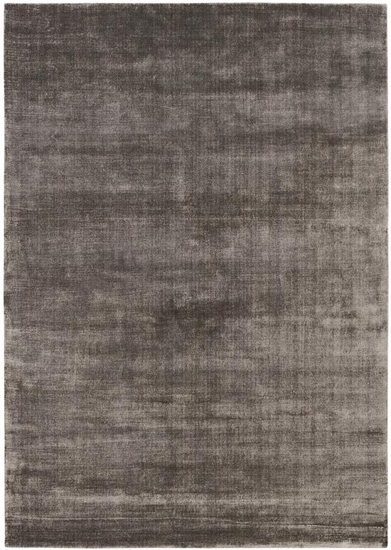 Plain Viscose Tortora Hand-Loomed Rug