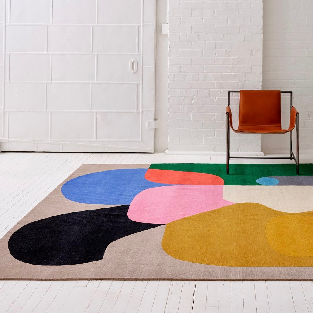 Zora Hand Tufted Wool Designer Carpet