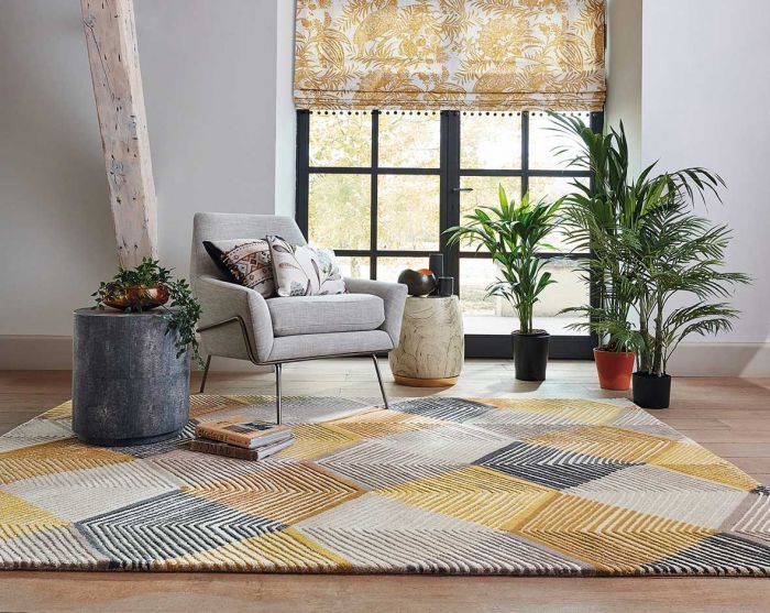 Multicolour Hand Tufted Woollen Rug