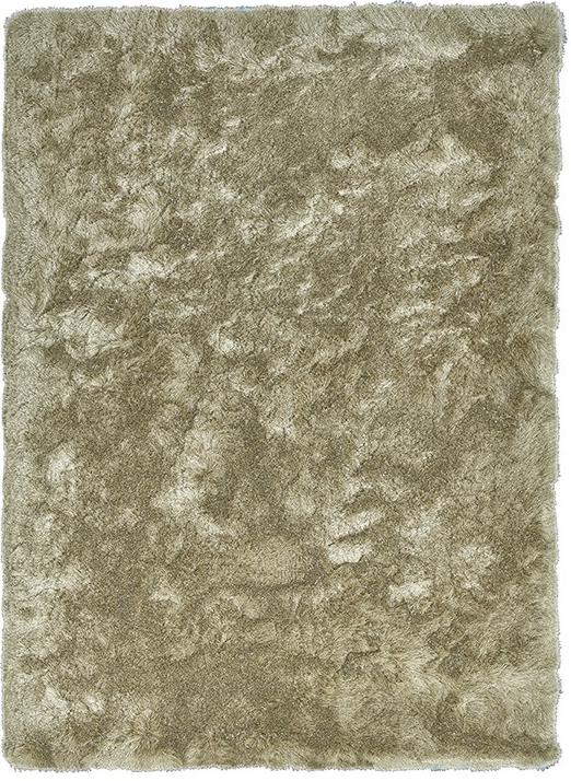 Beige Handcrafted Microfiber Solid Super Soft Shaggy Carpet