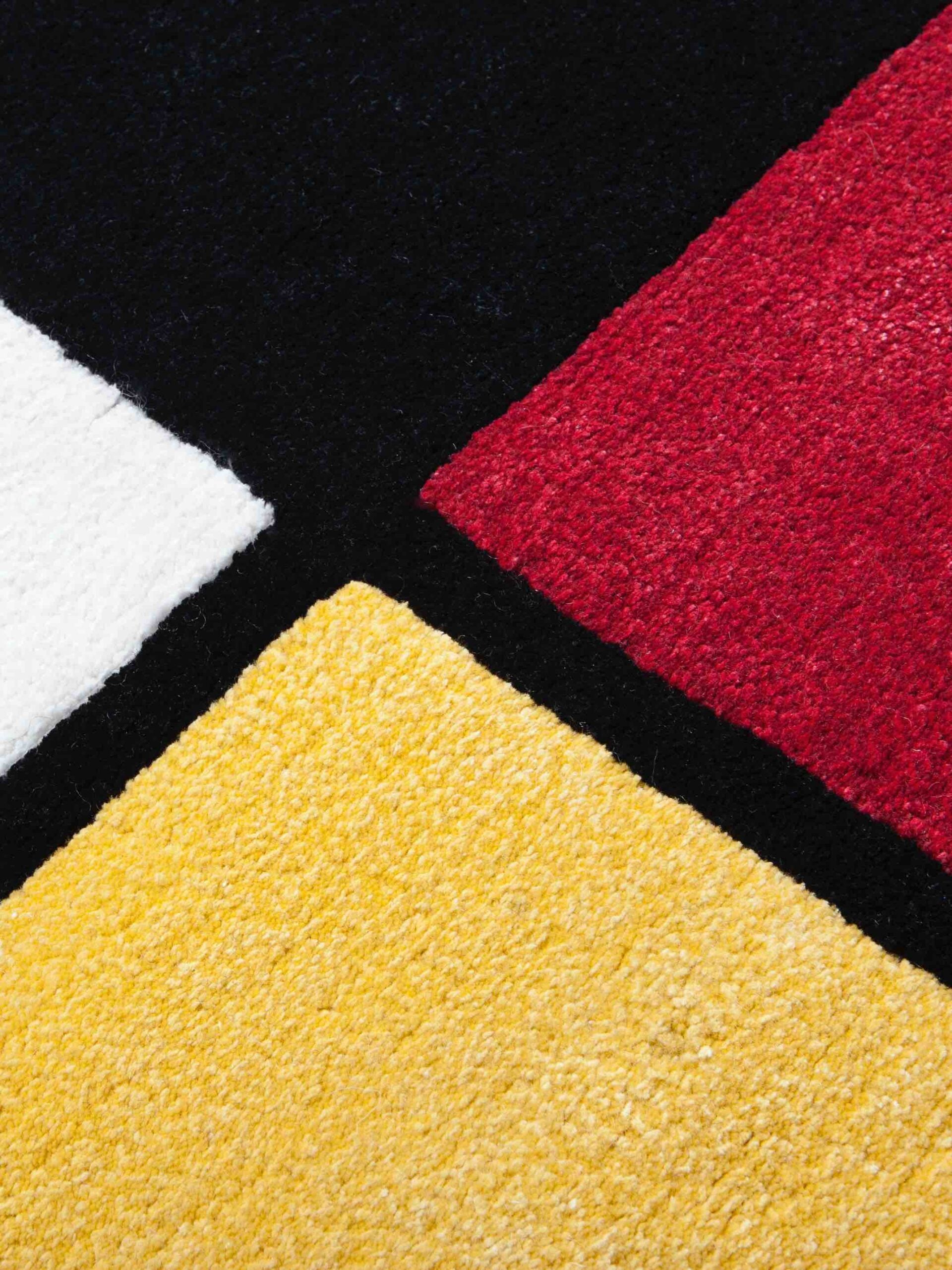 Mondrian Multicolour Hand Tufted Rug