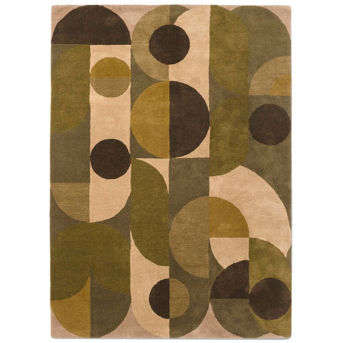 Lush Hand Tufted Wool Designer Carpet