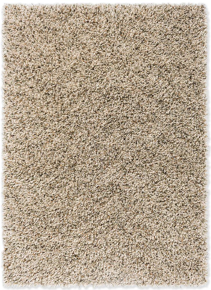 Beige Handcrafted Microfiber Solid Super Soft Shaggy Carpet