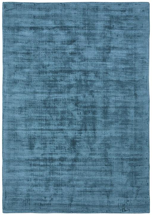 Soft Blue Hand-Loomed Premium Viscose Rug