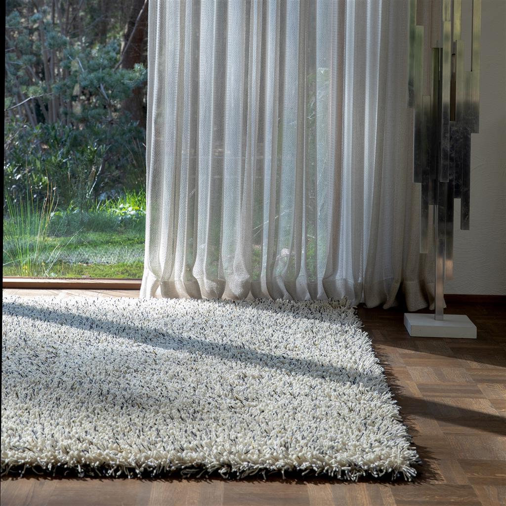 Grey Handcrafted Microfiber Solid Super Soft Shaggy Carpet