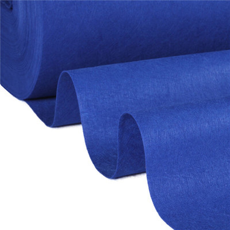 Width 3 Feet Blue Plain Solid Carpet for Stage, Exhibition 3MM