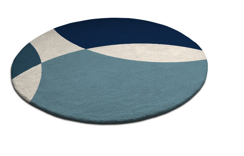 Ovolo Hand Tufted Round Wool Rug