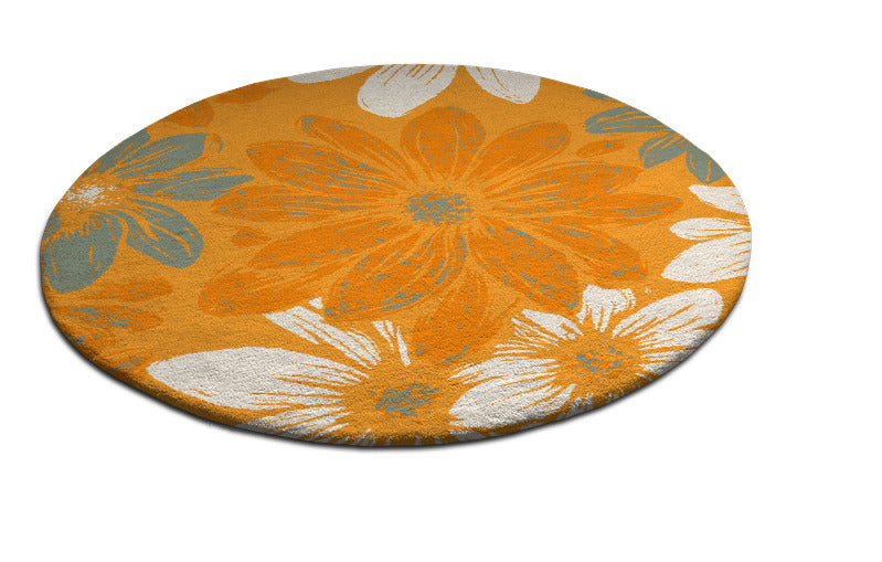 Petalia  Hand Tufted Round Wool Rug