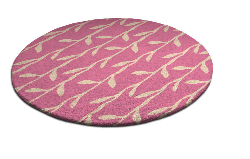 Darling Buds Hand Tufted Round Wool Rug