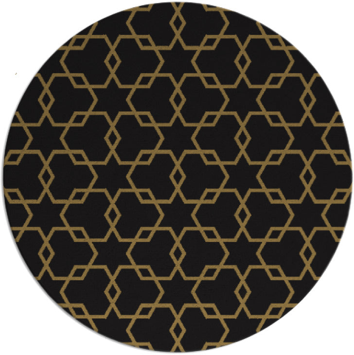 Hexstar  Hand Tufted Round Wool Rug