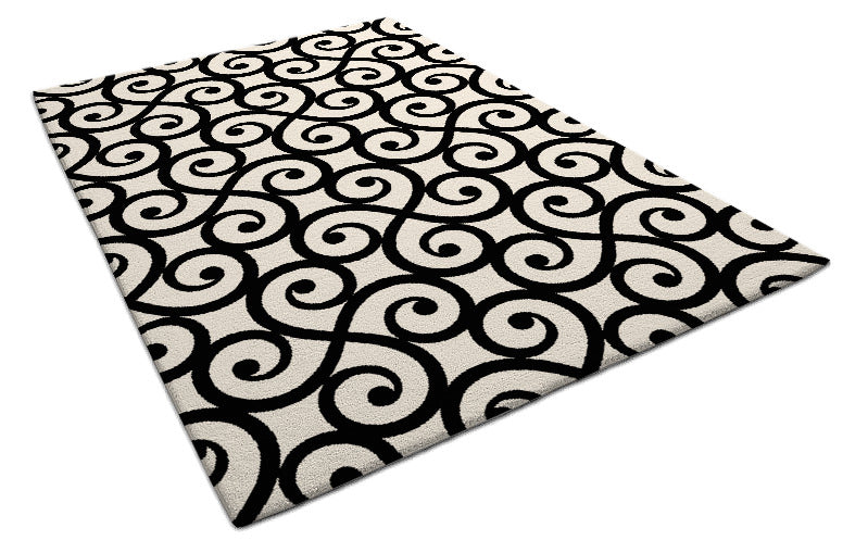 Twirl Hand Tufted Wool Carpet