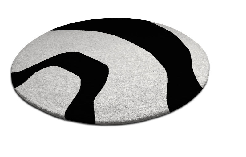 Contour  Hand Tufted Round Wool Rug