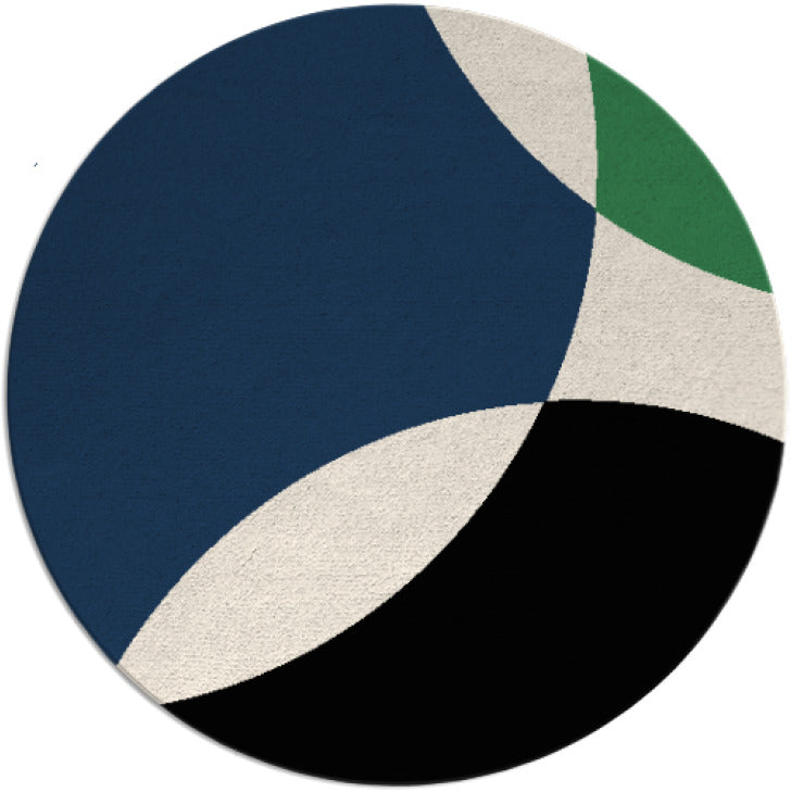 Ovolo Hand Tufted Round Wool Rug