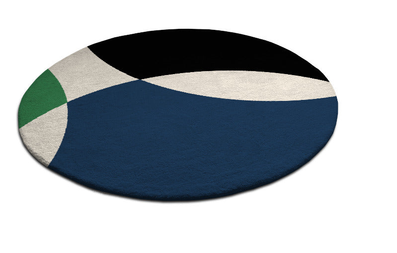 Ovolo Hand Tufted Round Wool Rug