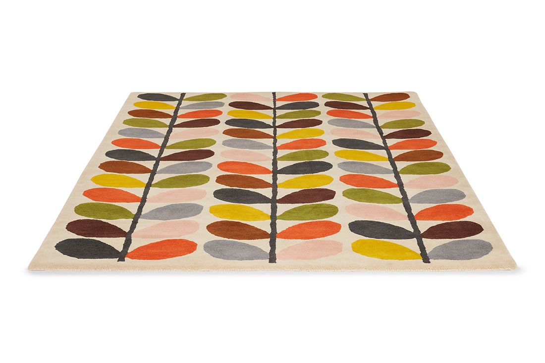 Classic Leaves Indian Hand Tufted Rug