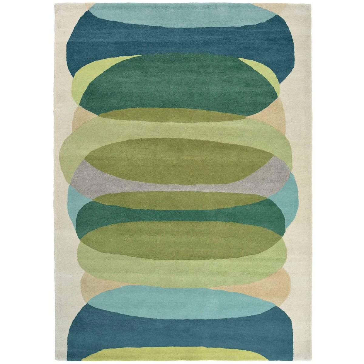 Lagoon Hand Tufted Wool Designer Carpet